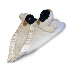 My Banky Calico Cat Lovey Plush Kitty Caileigh Crazy Mountain Satin Trim